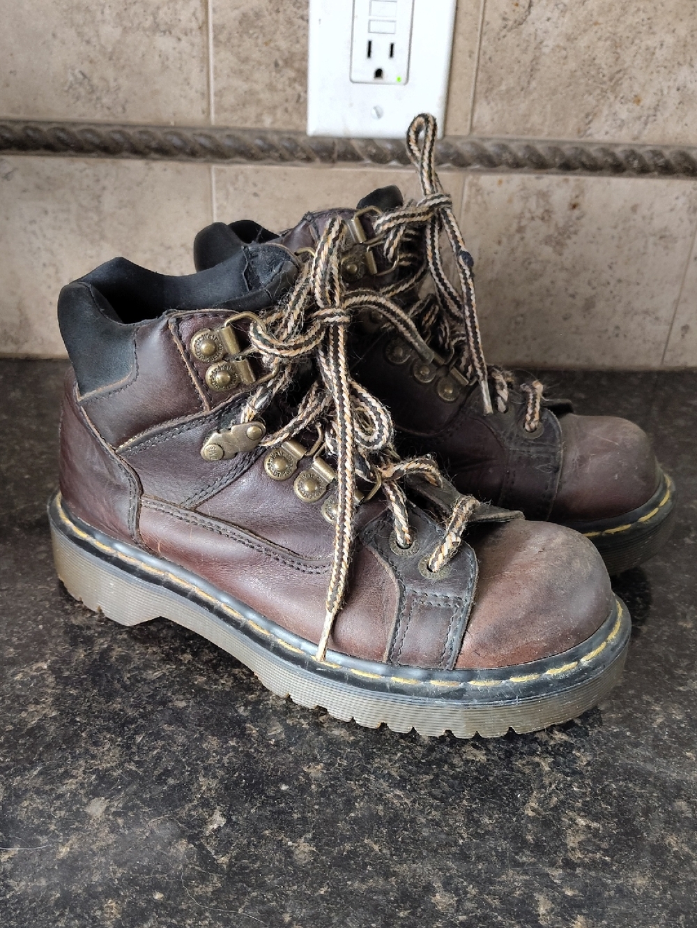 Vintage Doc Marten Grizzly Boots Made In England